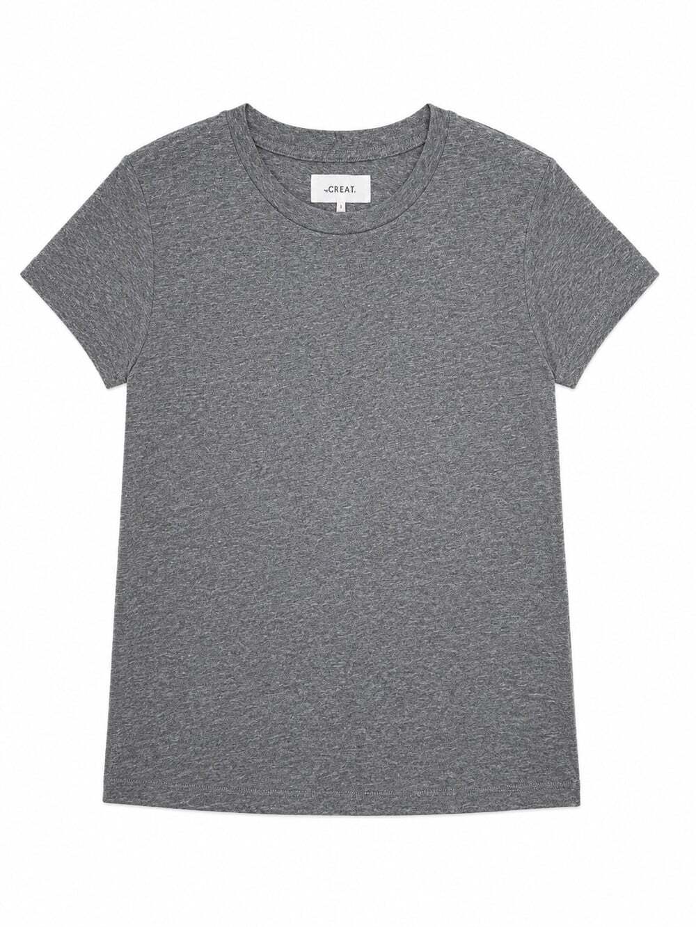 The Great Heather Grey Lounge Set Tee Wide Leg Drop Crotch Pants 1 S 2 M - Picture 2 of 9